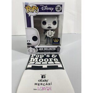 Funko Pop! Nightmare Before Christmas: Jack Skellington With Snowflake 1385 New